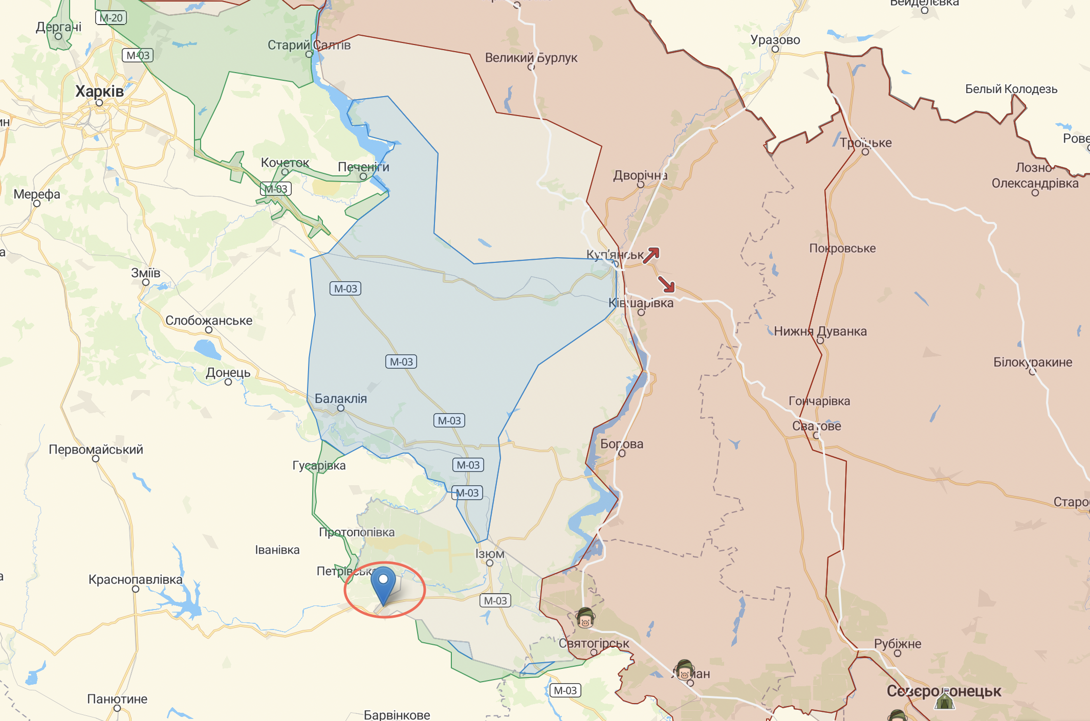 Украинские бойцы зашли в село Большая Камышеваха (видео)